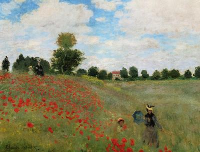Les coquelicots à Argenteuil - Claude Monet
