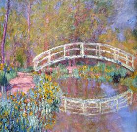 Pont dans le Jardin de Monet. 1895-96