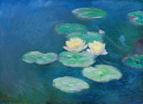 Waterlilies, Evening à Claude Monet
