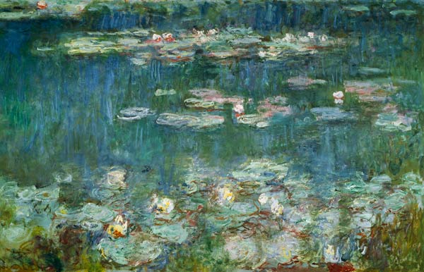 Waterlilies: Green Reflections à Claude Monet