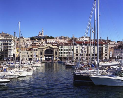 Im alten Hafen von Marseille à Claus Lenski
