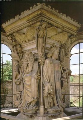 The Well of Moses, David and Moses, 1395-1404 (stone) à Claus Sluter