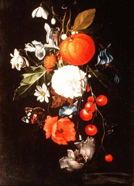 Still Life with Fruit and Flowers à Cornelis de Heem