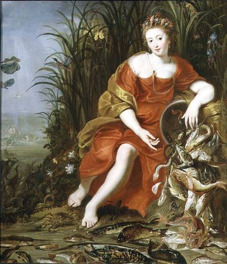 Allegory of Water (pair of 82416) à Cornelis de & Paul de Vos