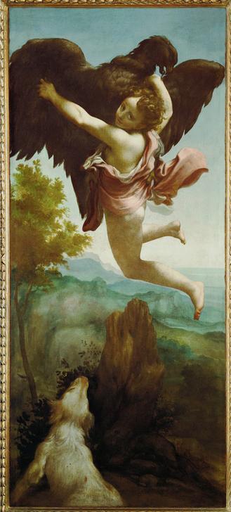 The Rape of Ganymede à alias Antonio Allegri Correggio (alias Le Corrège)