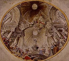 Projet pour la fresque de St. Jacob à Innsbruck : St. Jacques de Compostèle