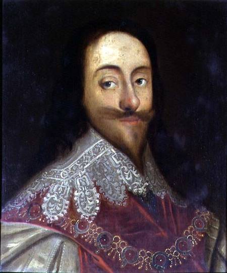 Charles I (1600-49) (panel) à Daniel Mytens