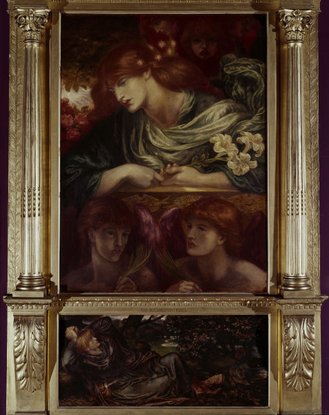 Rossetti / The Blessed Damozel, Painting à Dante Gabriel Rossetti