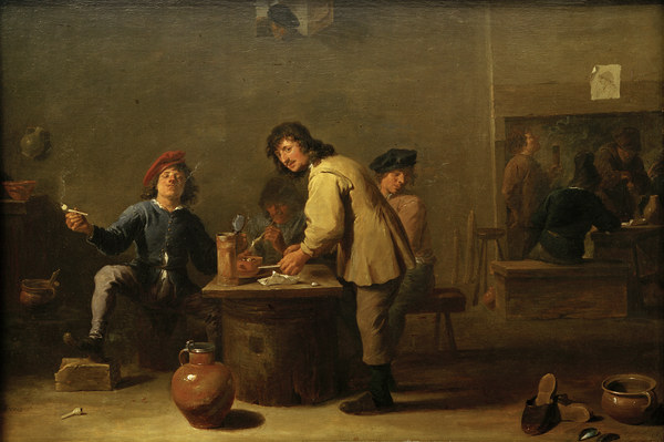 David Teniers d.J., Raucher à David Teniers