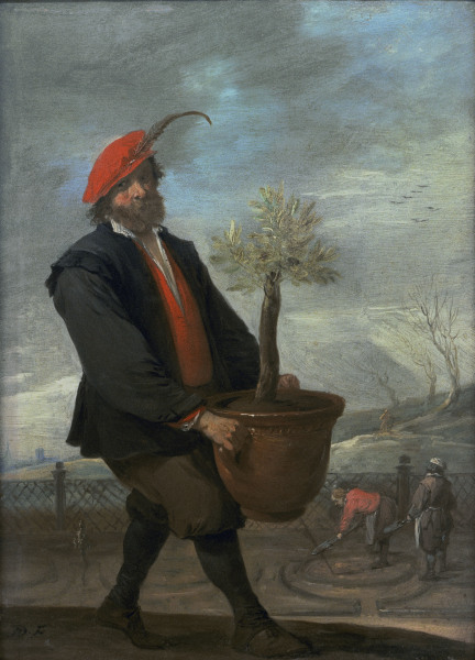 D.Teniers,Ein Orangengärtner (Frühling) à David Teniers