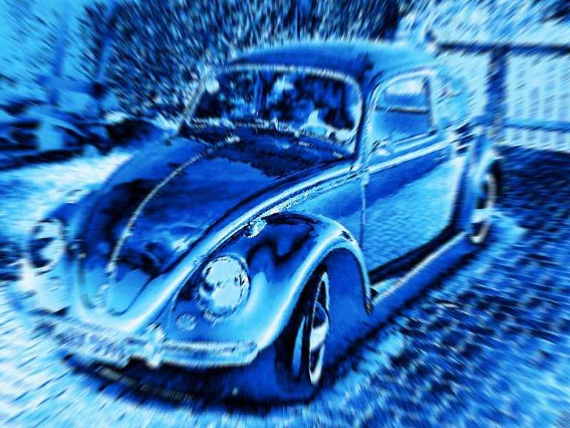 VW Käfer blau à Christophe Didillon