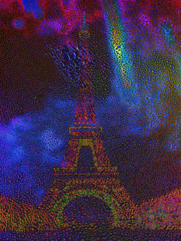 Eiffelturm im Regen à Christophe Didillon