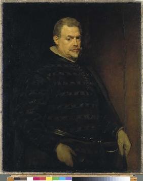 portrait d'un monsieur (probablement le maître de chasseur supérieur Juan Mateos)