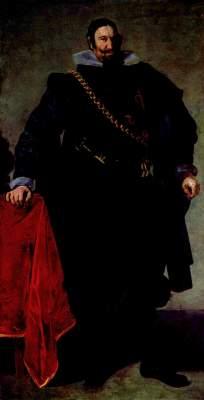 portrait du Gaspar de Guzman duc von Olivares