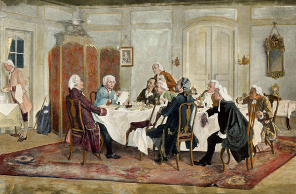 Kant , Kant and table partners à Emil Doerstling