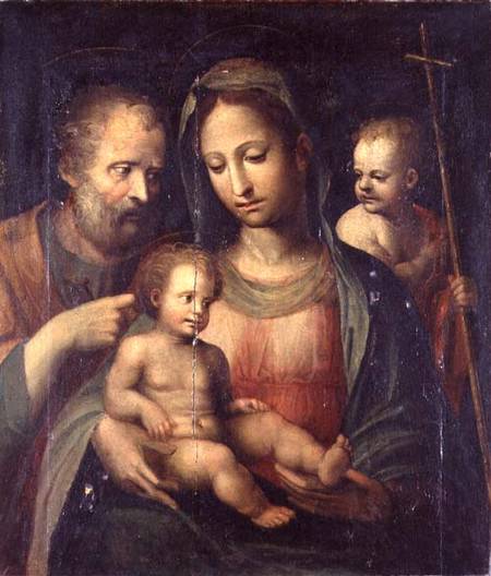 The Holy Family with Saint John à Domenico Beccafumi