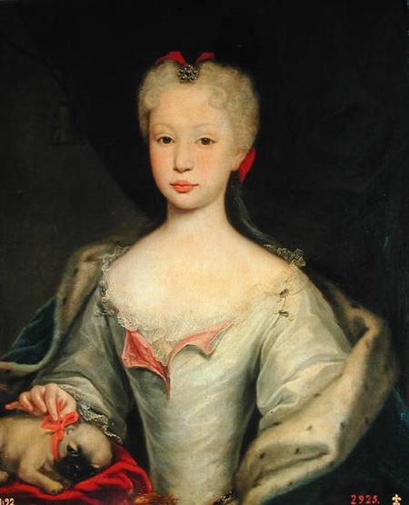 Maria Barbara de Braganza (d.1758) Queen of Spain à Domenico Dupra