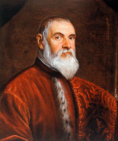  Domenico Robusti/Portrait d''un procurateur,  Tintoretto à Domenico Tintoretto