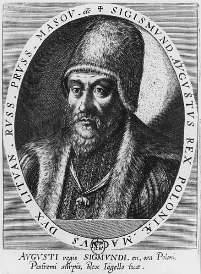Sigismund II Augustus, King of Poland and Grand Duke of Lithuania à Dominicus ou Custodis Custos