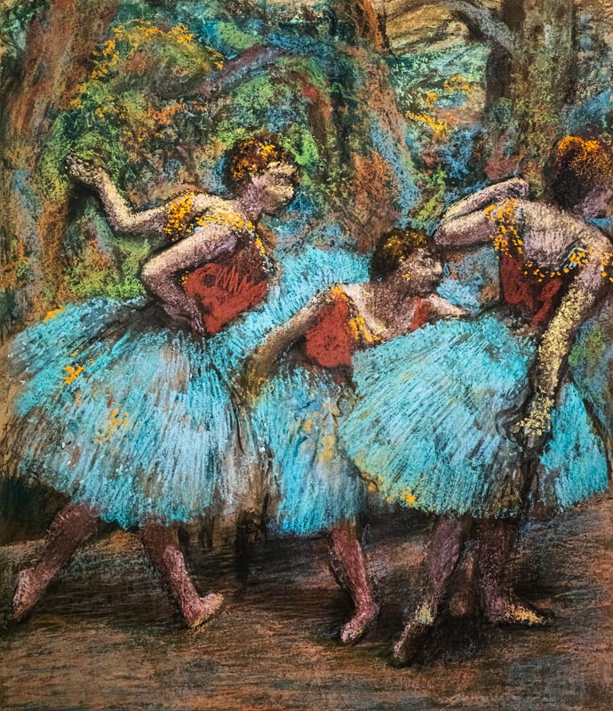 Three Dancers (Trois danseuses) à Edgar Degas