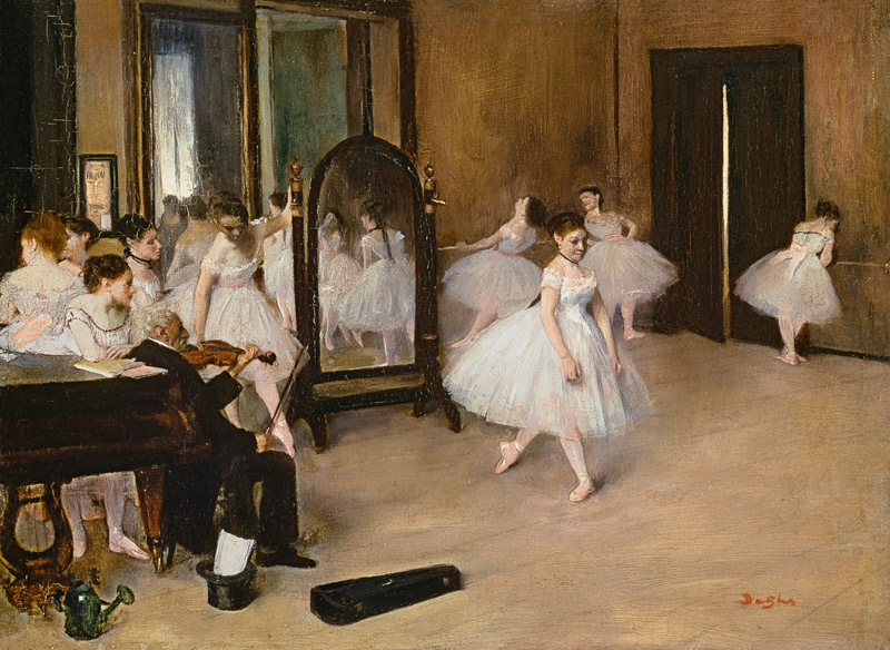 Classe de dance (Classe de danse) à Edgar Degas