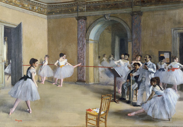 La salle de ballet de l'Opéra, rue Peletier à Edgar Degas