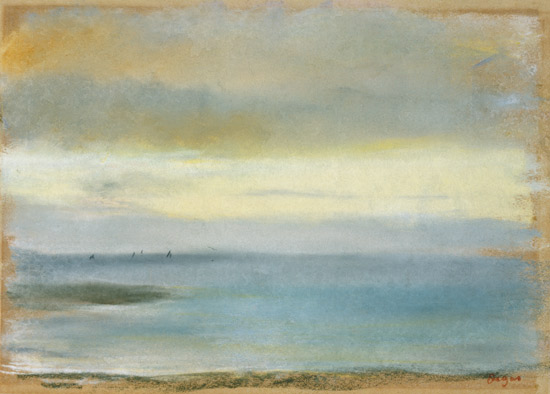 Marine sunset - Edgar Degas en reproduction imprimée ou copie peinte à  l\'huile sur toile