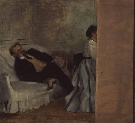 Monsieur and Madame Edouard Manet - Edgar Degas