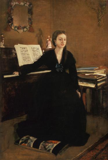 Madame Camus au Piano.