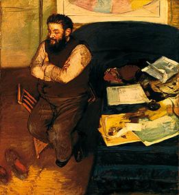 Le critique d'art Diego Martelli (1839-1896)