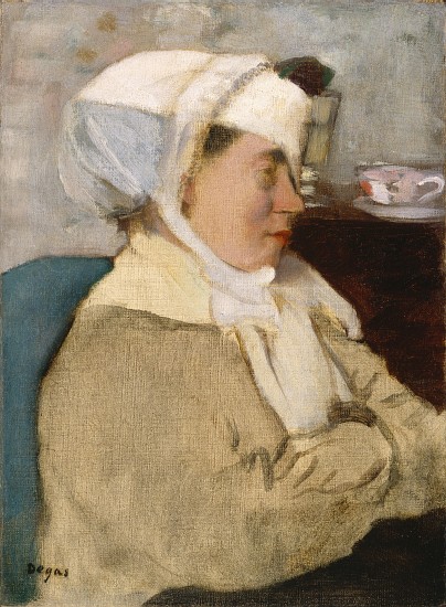 Woman with a Bandage à Edgar Degas