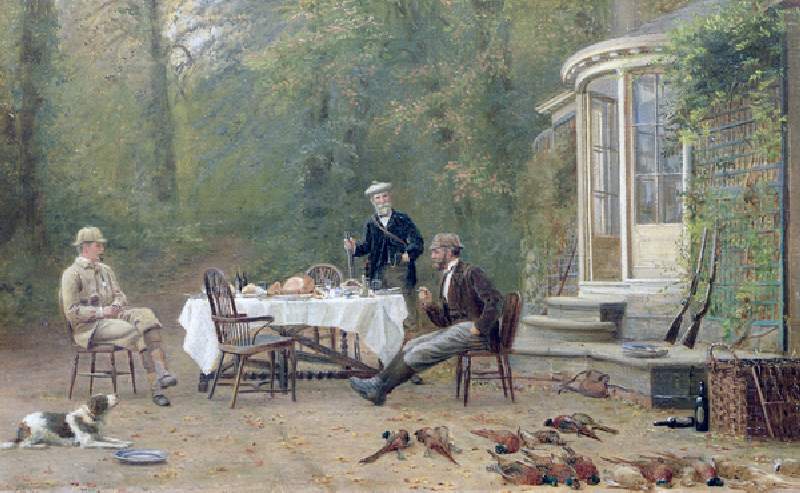 The First of October, 1888 (oil on board) à Edith Hayllar