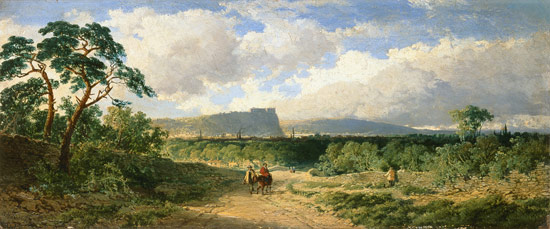 A View of Nottingham à Edmund John Niemann