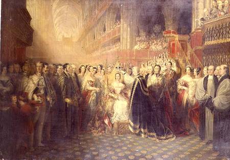 The Coronation of Queen Victoria à Edmund Thomas Paris