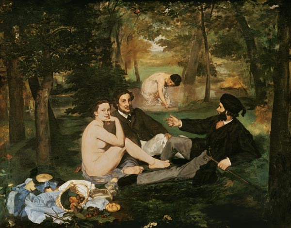 Le Déjeuner sur l'Herbe à Edouard Manet