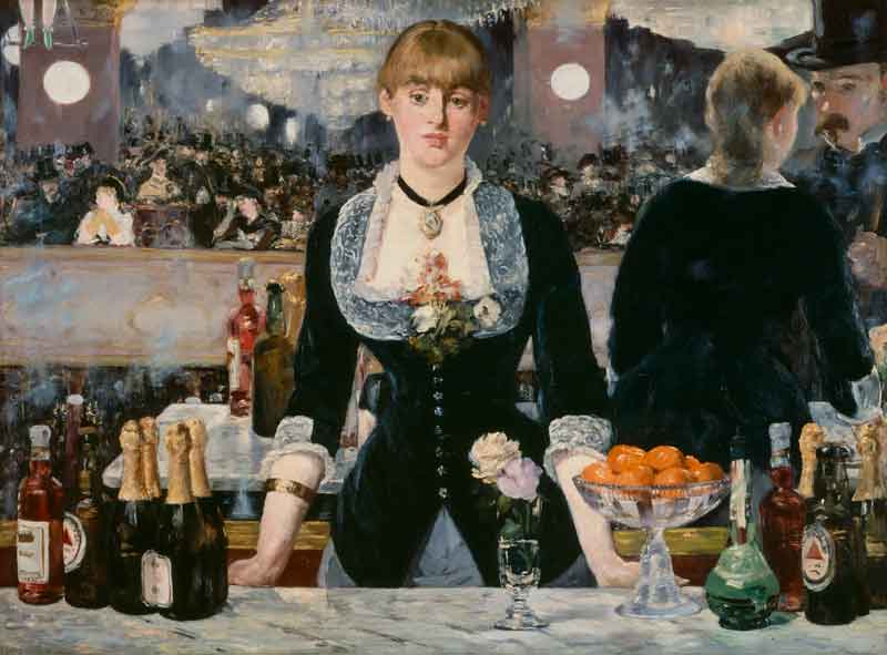 bar aux Folies Bergères à Edouard Manet