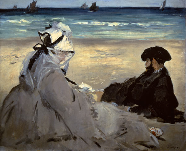 On the Beach à Edouard Manet