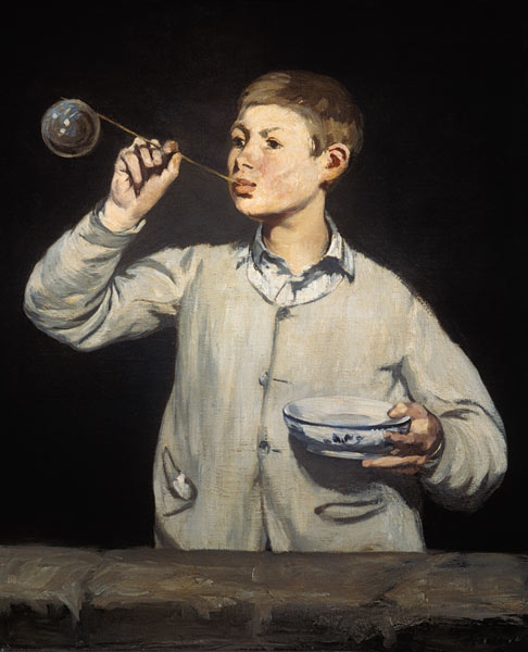 Boy Blowing Bubbles, 1867-69 à Edouard Manet