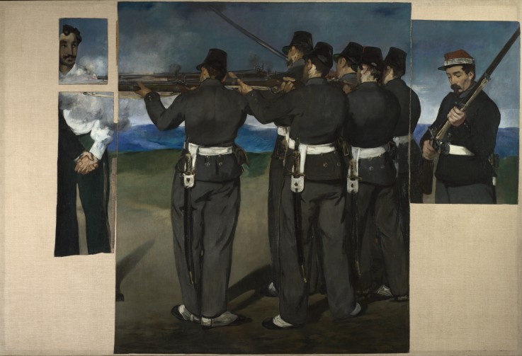 The Execution of Maximilian of Mexico à Edouard Manet