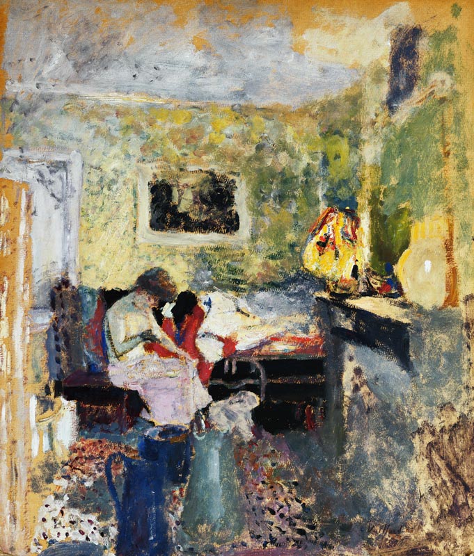 Das grüne Zimmer à Edouard Vuillard