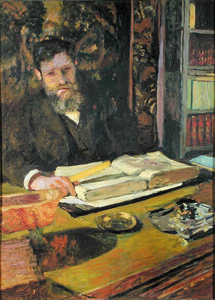 Arthur Fontaine (1860-1931) c.1906 (oil on card)  à Edouard Vuillard