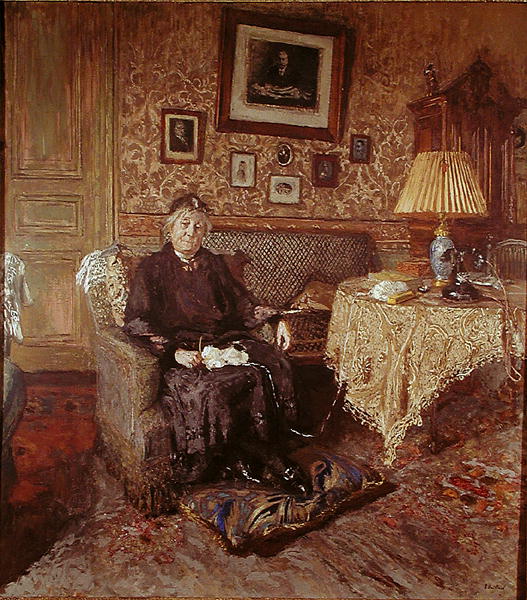 Madame Adrien Benard (1853-1935) 1928-29 (oil on canvas)  à Edouard Vuillard