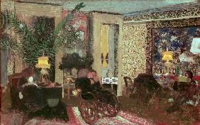 Interior or, The Salon with Three Lamps, 1899 (oil on canvas) 