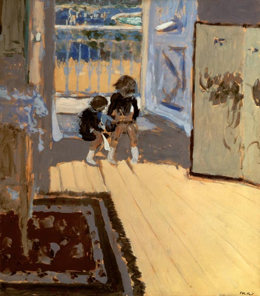 Children in a Room, 1893 (oil on cardboard)  à Edouard Vuillard