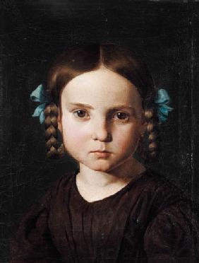 portrait de Caroline de Steinle, enfant.