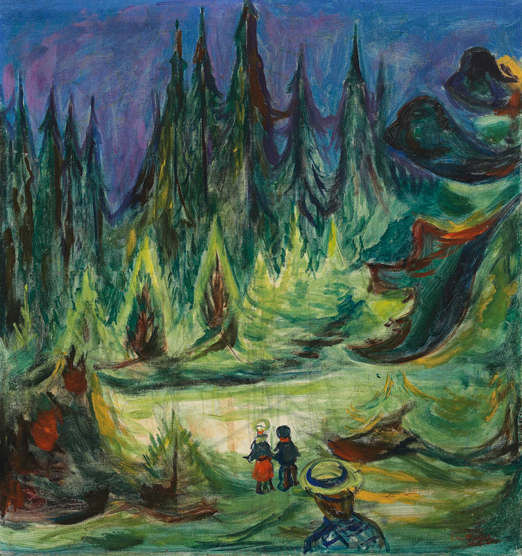 Der Märchenwald à Edvard Munch