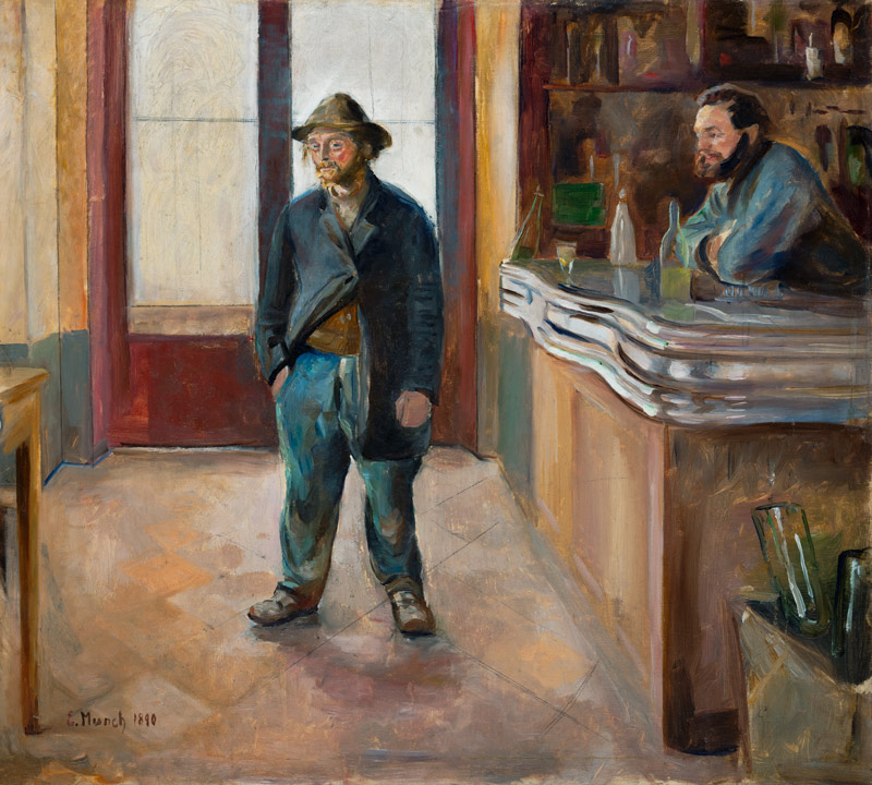 In the Tavern à Edvard Munch
