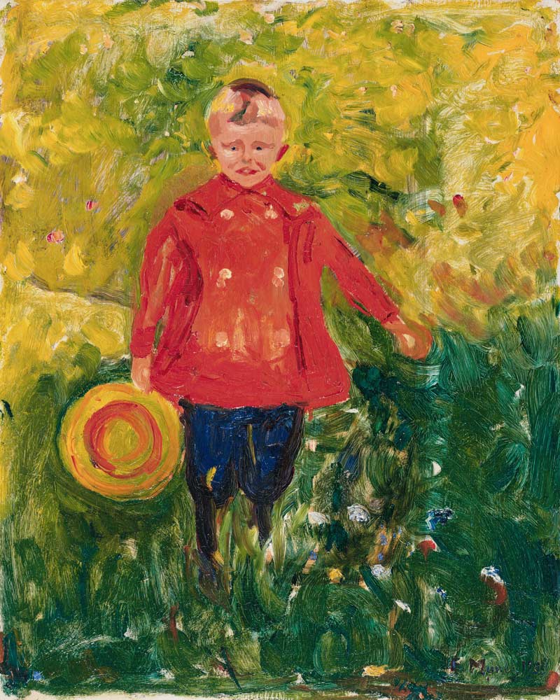 Boy  with Jacket (Lothar Linde) à Edvard Munch