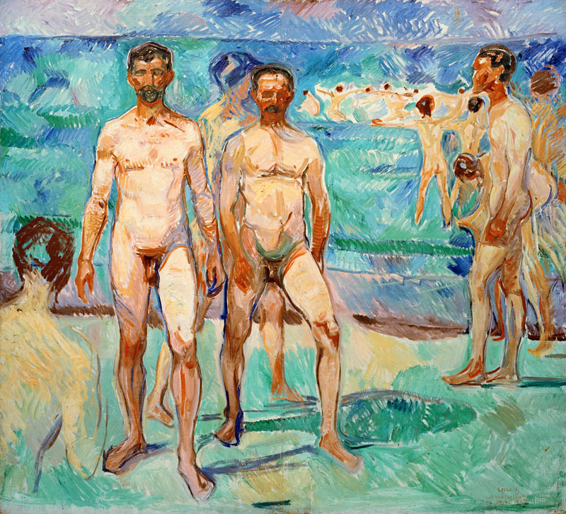 Men on the Beach à Edvard Munch