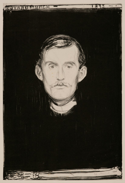 Self-Portrait à Edvard Munch